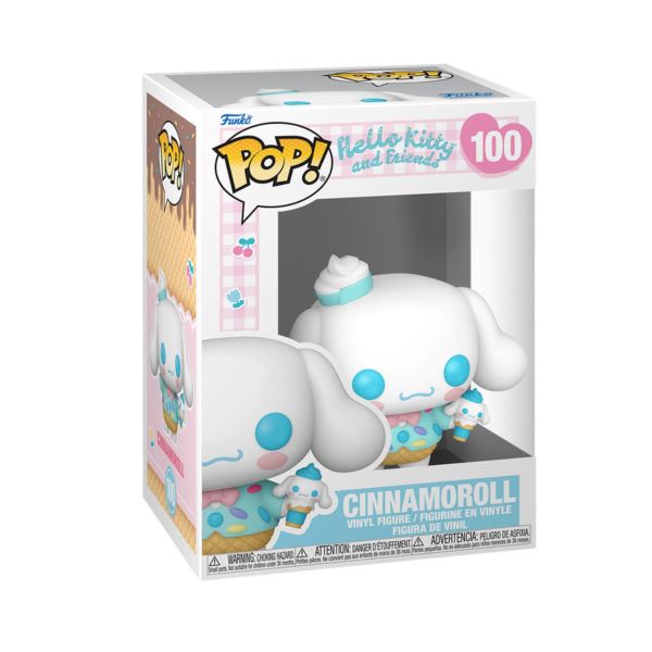 FUNKO POP HELLO KITTY Cinnamoroll con Ice Cream 100 In Box (16 x 11cm) …x6